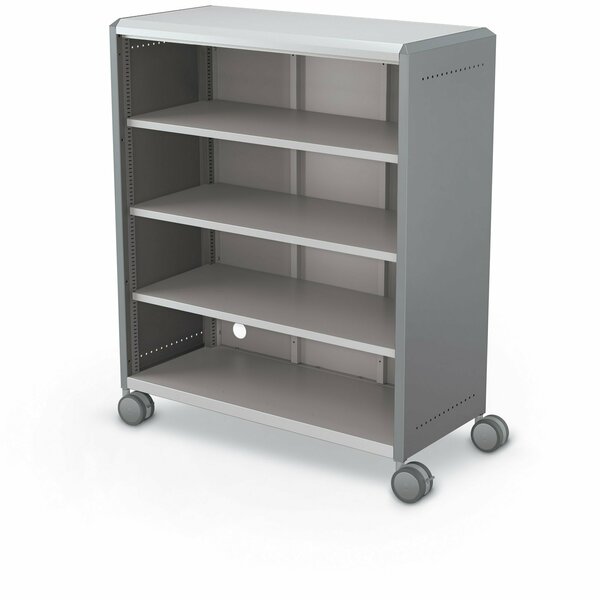 Mooreco Compass Cabinet Maxi H3 With Shelves Cool Grey 51.1in H x 42in W x 19.2in D C3A1B1D1X0